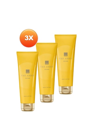 Avon Far Away Shine Vücut Losyonu 3 x 125 ML