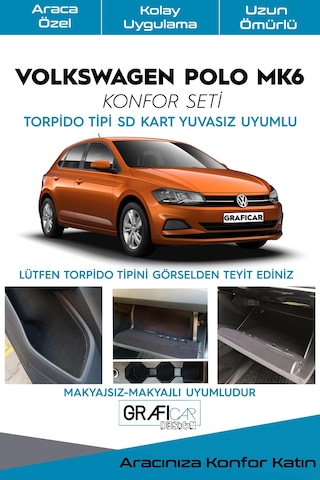 Volkswagen Polo Mk6 Uyumlu Konfor Seti /torpidoda Kart Yuvası Yok