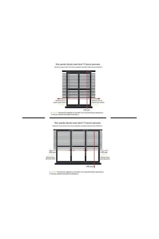 Kidmex Sütlü Kahve Ithal Bambu Stor Zebra Perde Etek Dilimsiz