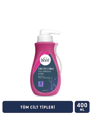 Veet Professional Tüm Ciltler için Tüy Dökücü Krem 400 ML