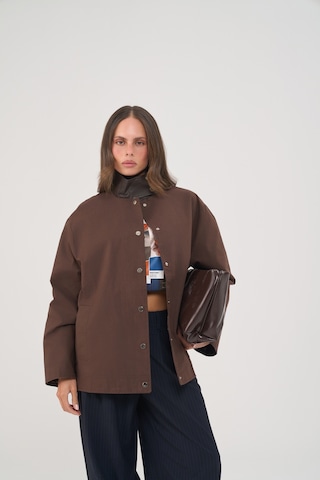 Mai Collection Palermo Önü Kapamalı Kahve Ceket