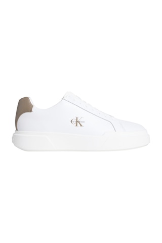 Erkek Chunky Cupsole Laceup Lth Ayakkabı Ym0ym0134405o Beyaz