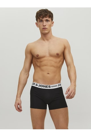 Jack & Jones 12081832 (3' lü) Erkek Siyah Boxer