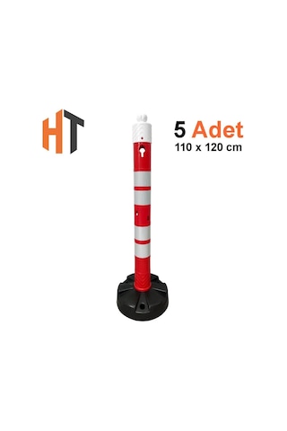 Uyarı Dikmesi 11x120 Cm - Kauçuk Tabanlı 5'li Set