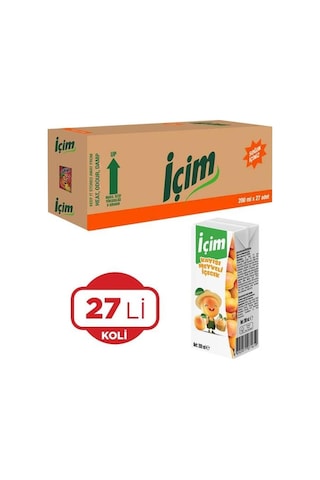 İçim Kayısı Aromalı Meyve Suyu 200 Ml X 27 Adet