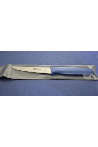 Sebze Bıçağı 12 Cm Hulusi - Drita Bıçak Üstüne Dökme Moblen Saplı 20mm X 120mm X 1.5mm 11361.12 Mavi Renk Diğer