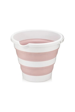 Pratik Katlanabilir Akordiyon Su Kovası 12 Lt Pembe