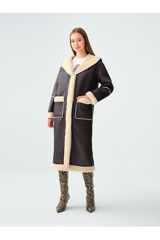 LOFT Loose Fit Kadın Kaban Lf2036607 Q1.v1 Kahverengi