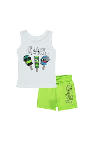 Civil Boys Erkek Çocuk Şortlu Takım 2-5 Yaş Beyaz 17330g66124s1 Beyaz