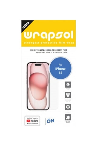 Apple iPhone 15 Uyumlu Ekran Koruyucu Poliüretan Film
