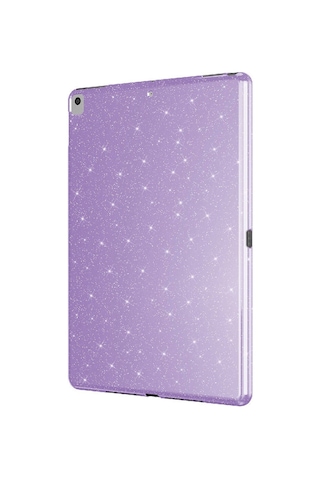 Apsuwa Apple Uyumlu iPad 10.2 2021 9.nesil Kılıf Koton Simli Silikon