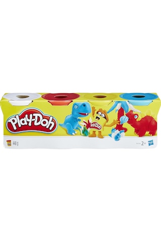 Play-Doh 4 Lü Oyun Hamuru Temel Renkler Playdoh B6508