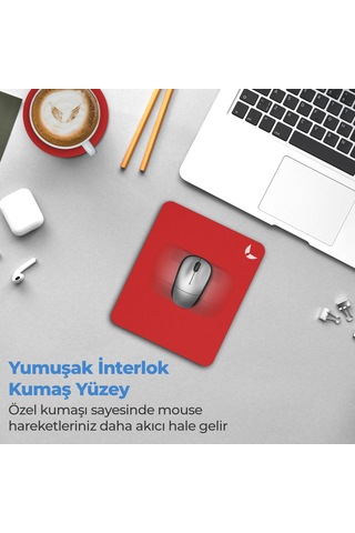 Golite Küçük Mouse Pad Kırmızı 18X22