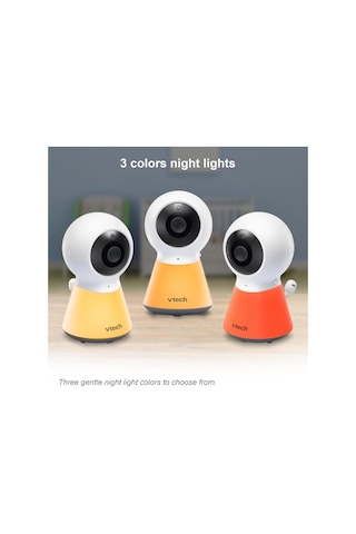 Vtech Baby Vm5254 Bebek Monitörü, 5 Lcd, Gece Görüşü, Interkom, Ninniler Ve Gece Lambası Kamera Sistemi