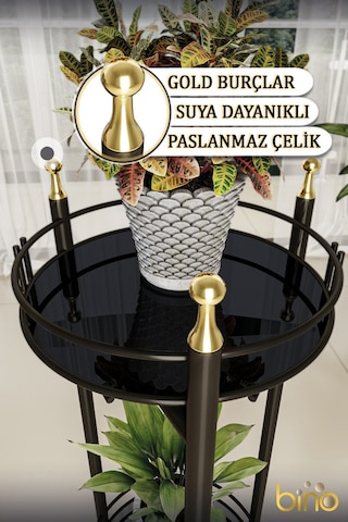 Bino Saksılık Organizer Bahçe Balkon Standı Çiçeklik