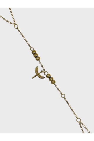 Arnes Jewelry Çelik Dorikalı Melek Kanadı Şahmeran Bileklik Ar584nes Gold