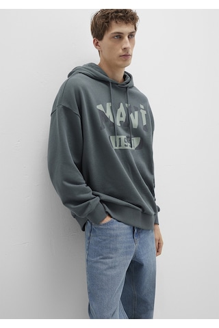 Mavi - Mavi Baskılı Yeşil Sweatshirt 0s10301-71598 Yeşil