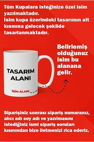 Dünyanın En Tatlı Öğretmenine Özel Öğretmenler Günü Hediyelik Baskılı Kupa Beyaz