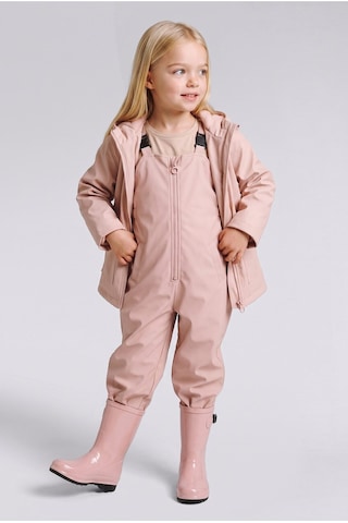 Defacto Askılı Fermuarlı Yağmur Tulumu Kız Bebek H5811a526aupn243 Pembe-pn243
