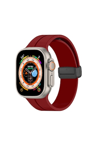 Watch Ultra 49mm Uyumlu Krd-84 Uyumlu Tkdr Kordon-lila