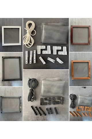 Yırtılmaz Kedi Telli Pet Tül Menteşeli Sineklik Takımı Pencere