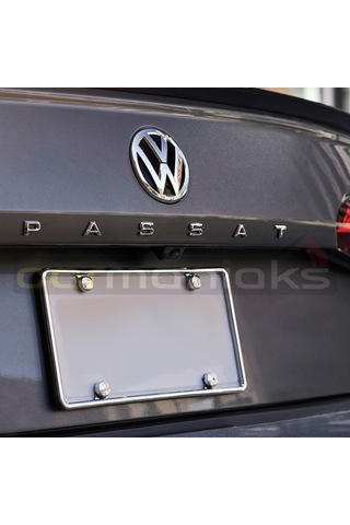 Passat Yeni Tip Bagaj Yazısı Amblem 3D Sticker Beyaz