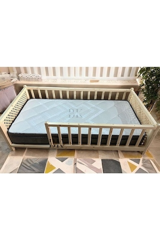 So Chic Doğal Ahşap Montessori Bebek Ve Çocuk Karyolası 70 X 130