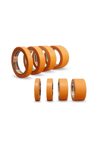 Erbond Premium Kağıt Bant Maskeleme Bandı 48 Mm 25 M Turuncu