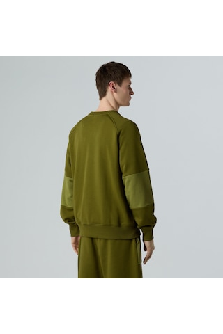 The North Face M Terry Relaxed Crew Erkek Sweatshirt-31522 Yeşil