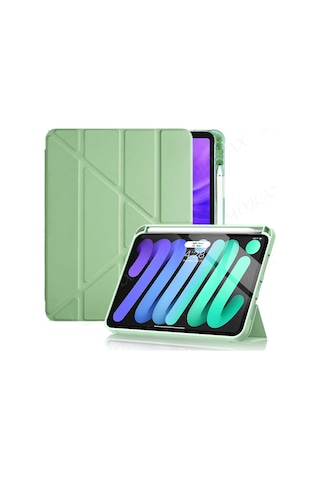 Apple Uyumlu iPad Air 13inç M2 2024 Kılıf Kalem Şarj Bölmeli Case A2898 A2899 A2900