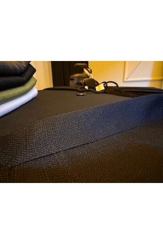 Nivemeshome Siyah 140x220 Keten Masa Örtüsü Siyah