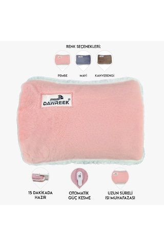 Dawreek Et02p Elektrikli Sıcak Su Torbası Pink Açık Pembe
