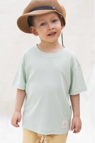 Little Gusto Bambu Oversize Çocuk Tişört Yeşil