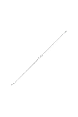 Altın Sepeti Beyaz Altın Tektaşlı Sonsuzluk Bileklik As217Blr1 Beyaz Altın