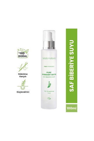 Bade Natural Biberiye Suyu Dökülme Karşıtı ve Saç Uzamasını Saç Toniği 100 ML