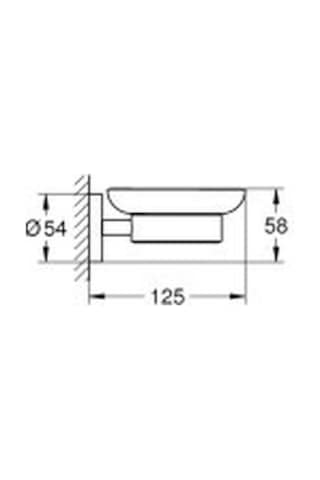 Grohe Essentials Sabunluk - 40444001 Siyah