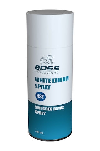 Boss Sıvı Beyaz Gres Sprey - Nsf Onaylı Boss Sıvı Beyaz Gres Sprey - Nsf Onaylı