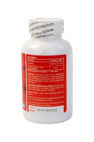Trunature Vitamin C 1000 Mg Kuşburnu Eki 3X100 Tablet