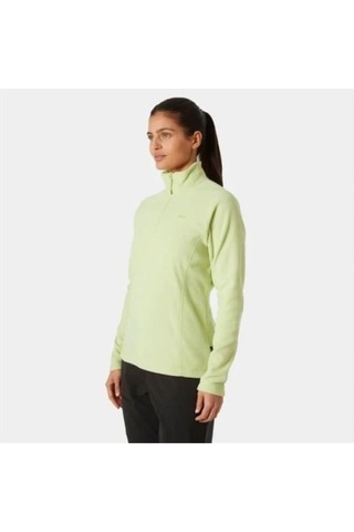 Helly Hansen Slope Fleece Kadın Yarım Fermuar Polar Yeşil Hh..15001.hha.498 001