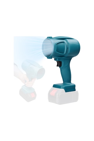 Youtek Taşınabilir Yüksek Güçlü Lityum Pil Destekli Turbo Fan - Şarjlı Güçlü Üfleyici, Makita Pil Uyumlu