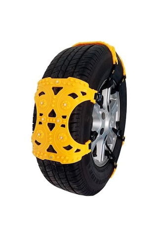 Coofbe Çantalı 6 Adet Set Plastik Araç Lastik Zinciri Kar Zinciri Kilit Sistemli Araç Lastik Zinciri