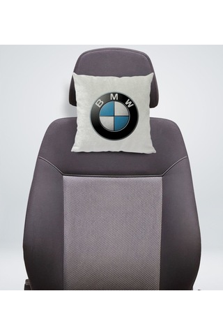 Bk Gift Bmw Tasarımlı Kare Araç Koltuk Yastığı-1