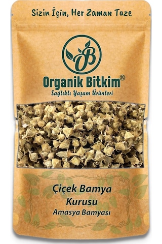 Organik Bitkim Çiçek Bamya Kurusu (Amasya Bamyası) 1000 G