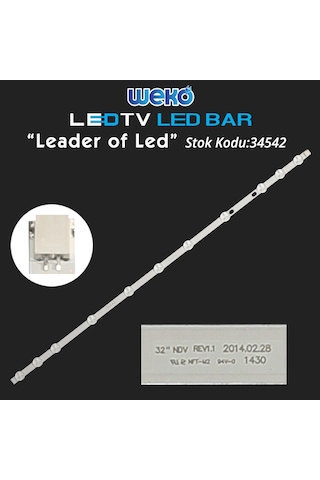 Regal Uyumlu 32R4020H S32" Ndv Rev1.1 - Jl.D320B1235-078Cs-C - 5 Led Bar