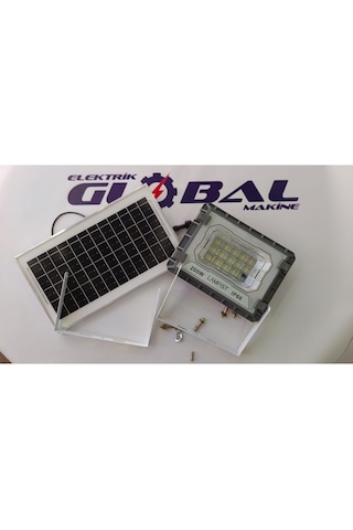 Lampist 200w Solar Led Projektör Güneş Enerjili Uzaktan Kumandalı Su Geçirmez Dış Mekan Sokak Ve Bahçe Aydınlatması