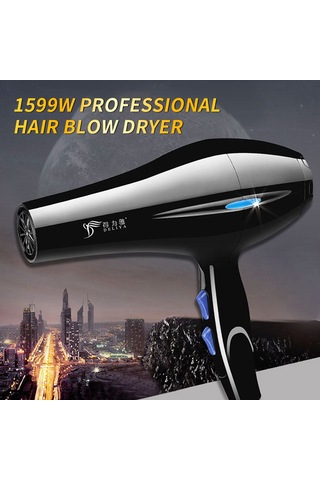 Farklı Başlıklı Saç Kurutma Makinesi 1599w Profesyonel 2 Hız Ve 3 Isı Ayarı Ev,