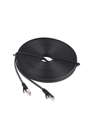 Lemestar Cat7 Ağ Kablosu, 10gbps Hızlı Veri Transferi, 600mhz Bant Genişliği, Altın Kaplı Rj45 Bağlantı, 10 Metre, Mavi