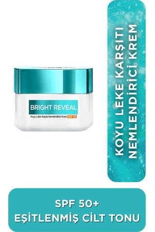 L'Oréal Paris Bright Reveal Koyu Leke Karşıtı Nemlendirici Krem 50 ML