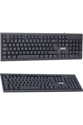 Hello HL-18742 Usb Kablolu Standart Türkçe Q Klavye