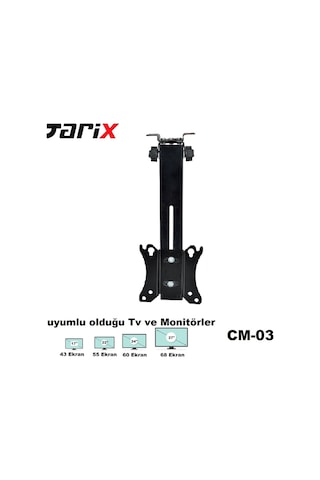 Tarix Cm-03 Eğimli Tavan Askı Aparatı 17"-27"
